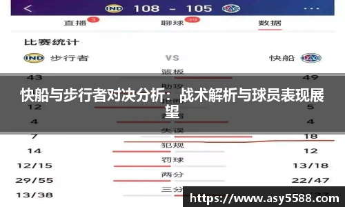 快船与步行者对决分析：战术解析与球员表现展望